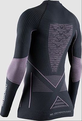 Превью  Термофутболка X-BIONIC Energy Accumulator 4.0 Round Neck LG SL Women Charcoal/Magnolia